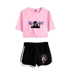 Wednesday Crop Top T-shirt The Addams Family Shorts -Cosplay Clothing Store 10 800x800 447