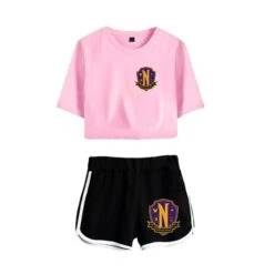 Wednesday Addams T-shirt Nevermore Academy Shorts -Cosplay Clothing Store 10 800x800 450