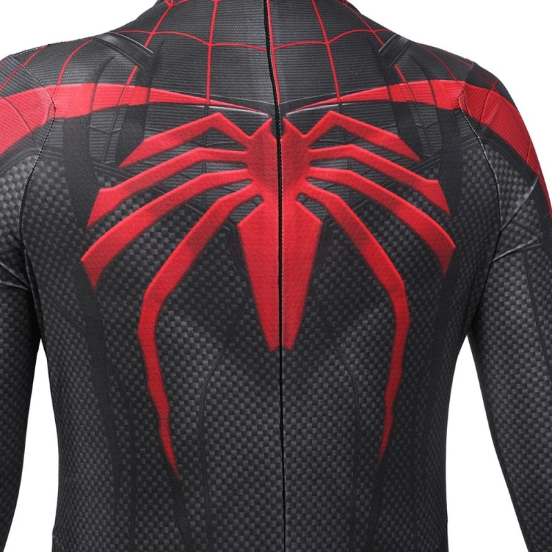 Spider-Man Miles Morales PS5 Cosplay Costume Spiderman Suit For Kids 11 Spider-Man Miles Morales PS5 Cosplay Costume Spiderman Suit For Kids - Image 11