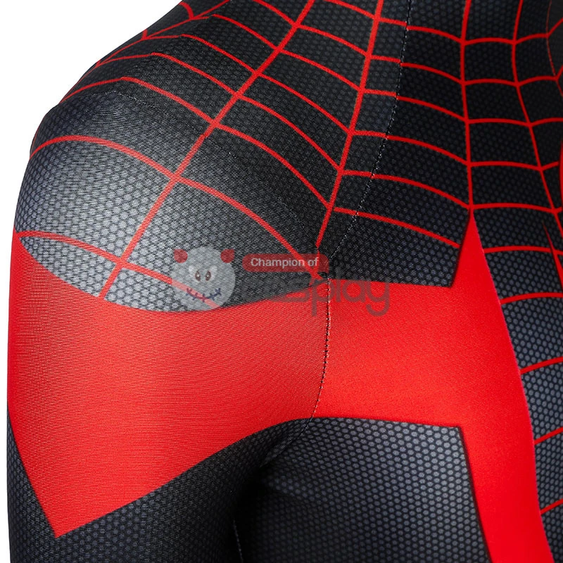 Kids Ultimate Spider Man Cosplay Costume Spiderman PS5 Miles Morales Jumpsuit 12 Kids Ultimate Spider Man Cosplay Costume Spiderman PS5 Miles Morales Jumpsuit - Image 12
