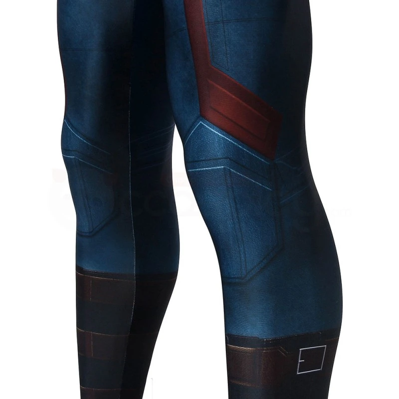 Captain America Jumpsuit Avengers Infinity War Steve Rogers Cosplay Costume 10 Captain America Jumpsuit Avengers Infinity War Steve Rogers Cosplay Costume - Image 10