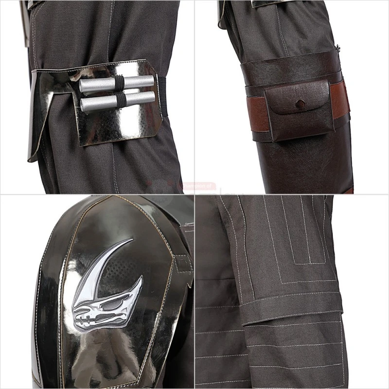 The Mandalorian Season 2 Cosplay Costume Halloween Outfit 14 The Mandalorian Season 2 Cosplay Costume Halloween Outfit - Image 14