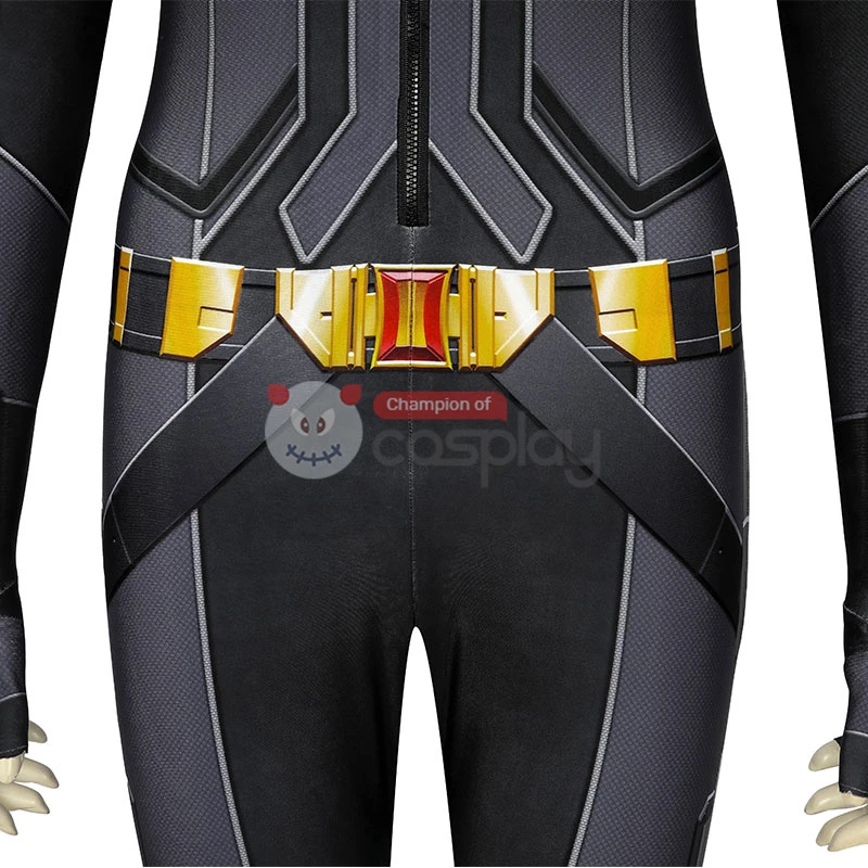 Natasha Romanoff Black Jumpsuit 2020 Movie Black Widow Cosplay Costume 12 Natasha Romanoff Black Jumpsuit 2020 Movie Black Widow Cosplay Costume - Image 12