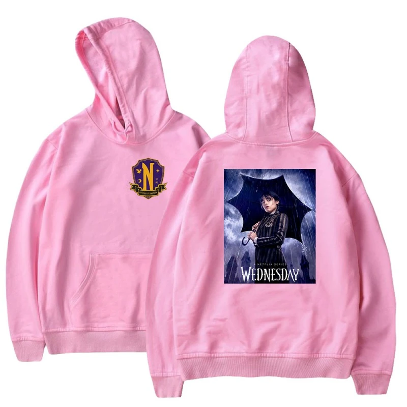 The Addams Family Swearshirts Addams Wednesday Print Hoodies Unisex 11 The Addams Family Swearshirts Addams Wednesday Print Hoodies Unisex - Image 11