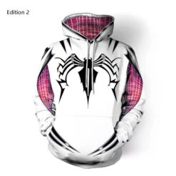 Spider Gwen Ghost Spider Fleece Zip Up Hoodie Avengers Spiderman Sweatshirts -Cosplay Clothing Store 11 800x800 428