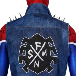 Spiderman Punk-Rock Jumpsuit The Spider-Punk Suit Hobart Brown Cosplay Costume -Cosplay Clothing Store 12 800x800 159