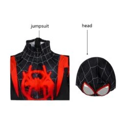 Kids Miles Morales Costume Spider-Man Into The Spider-Verse Cosplay Suit 25 Kids Miles Morales Costume Spider-Man Into The Spider-Verse Cosplay Suit -Cosplay Clothing Store 12 800x800 164