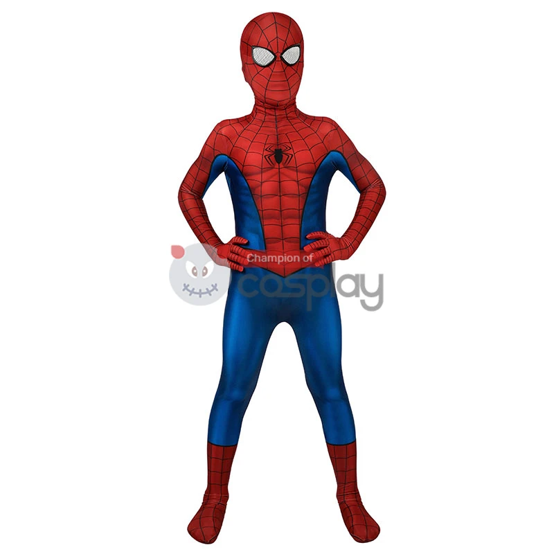 Kids Spider-Man Jumpsuit Spiderman Classic Ultimate Cosplay Costume 13 Kids Spider-Man Jumpsuit Spiderman Classic Ultimate Cosplay Costume - Image 13