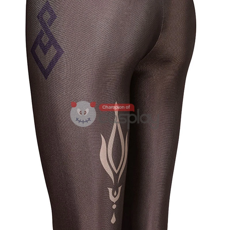 Genshin Impact Cosplay Suit Keqing Costume 2 Genshin Impact Cosplay Suit Keqing Costume - Image 2