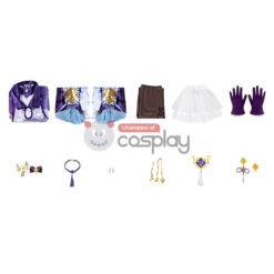 Genshin Impact Cosplay Suit Keqing Costume 25 Genshin Impact Cosplay Suit Keqing Costume -Cosplay Clothing Store 14 800x800 20