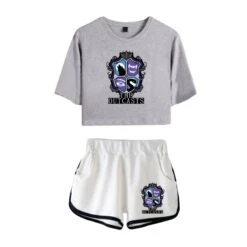 The Outcasts Crop Top Wednesday Addams Shorts T-shirt 29 The Outcasts Crop Top Wednesday Addams Shorts T-shirt -Cosplay Clothing Store 14 800x800 240