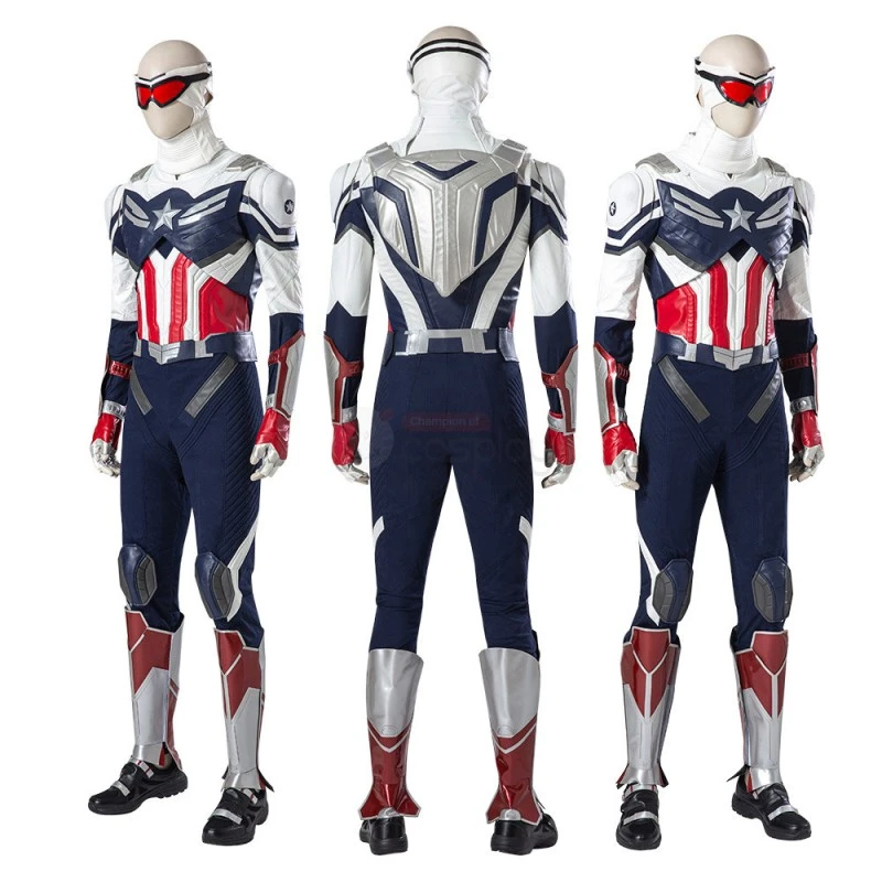 Sam Wilson Costume The Falcon And The Winter Soldier Captain America Cosplay Suit 2 Sam Wilson Costume The Falcon And The Winter Soldier Captain America Cosplay Suit - Image 2