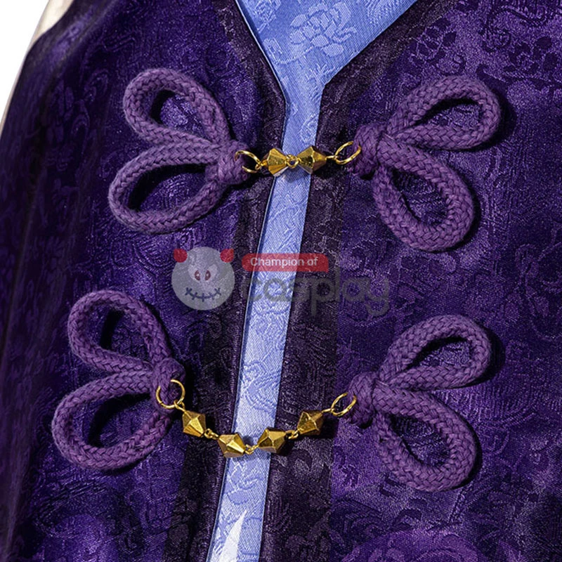 Genshin Impact Cosplay Suit Keqing Costume 8 Genshin Impact Cosplay Suit Keqing Costume - Image 8