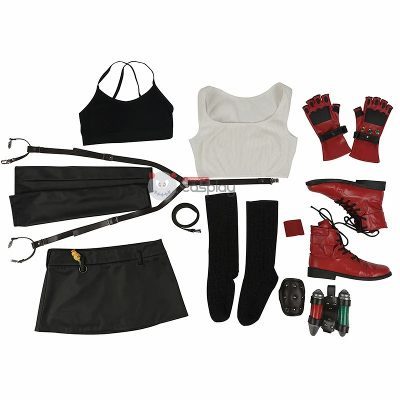 Tifa Costume Final Fantasy VII Remake Cosplay Costume 15 Tifa Costume Final Fantasy VII Remake Cosplay Costume - Image 15