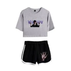 Wednesday Crop Top T-shirt The Addams Family Shorts -Cosplay Clothing Store 16 800x800 128