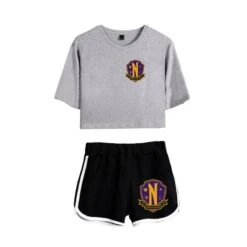 Wednesday Addams T-shirt Nevermore Academy Shorts -Cosplay Clothing Store 16 800x800 131
