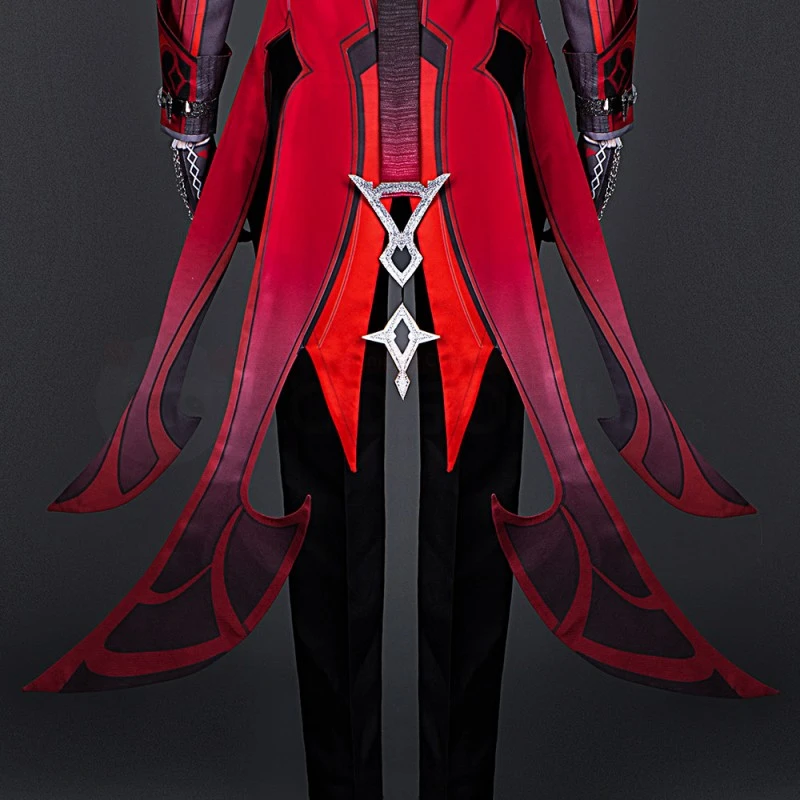 Genshin Impact Diluc Cosplay Costume Red Suit 17 Genshin Impact Diluc Cosplay Costume Red Suit - Image 17
