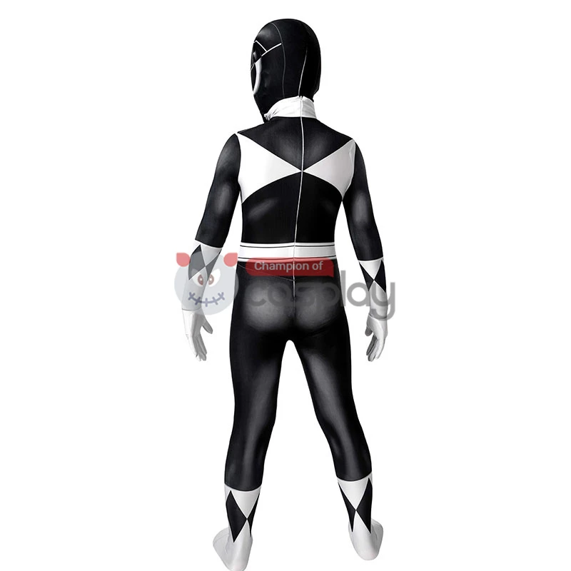 Ready To Ship For Kids Black Ranger Cosplay Costume 2 Ready To Ship For Kids Black Ranger Cosplay Costume - Image 2