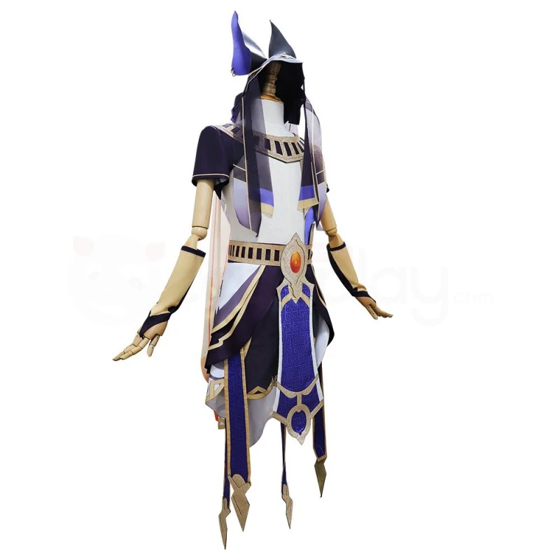Genshin Impact Cosplay Costume Cyno Halloween Suit 2 Genshin Impact Cosplay Costume Cyno Halloween Suit - Image 2
