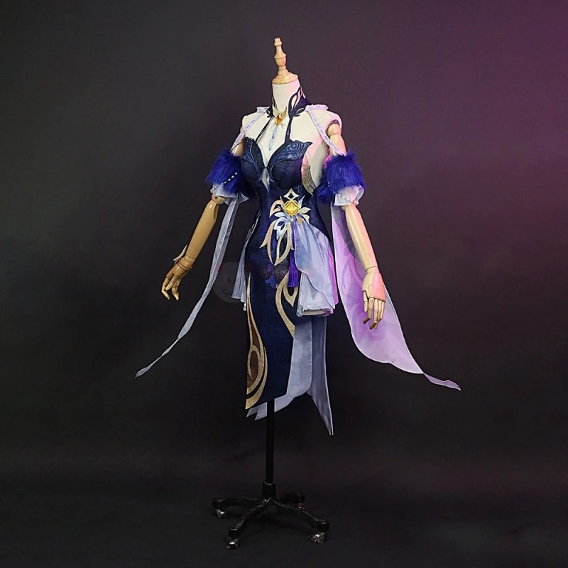 Genshin Impact Ningguang Orchid's Evening Gown Cosplay Costumes 2 Genshin Impact Ningguang Orchid's Evening Gown Cosplay Costumes - Image 2