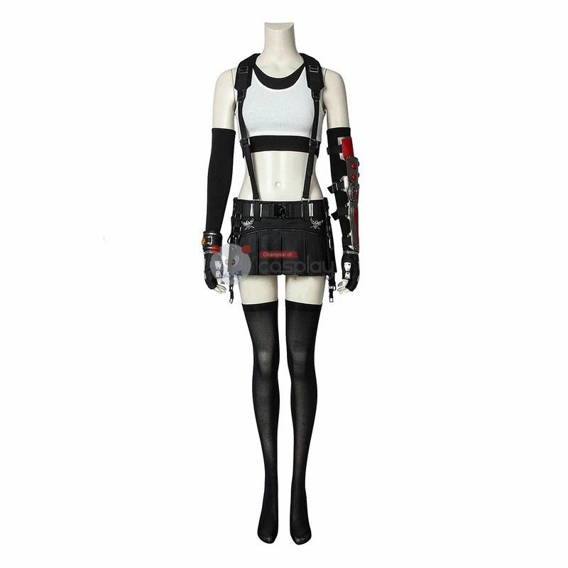 Tifa Lockhart Costume Final Fantasy 7 Cosplay Costume Full Set 2 Tifa Lockhart Costume Final Fantasy 7 Cosplay Costume Full Set - Image 2