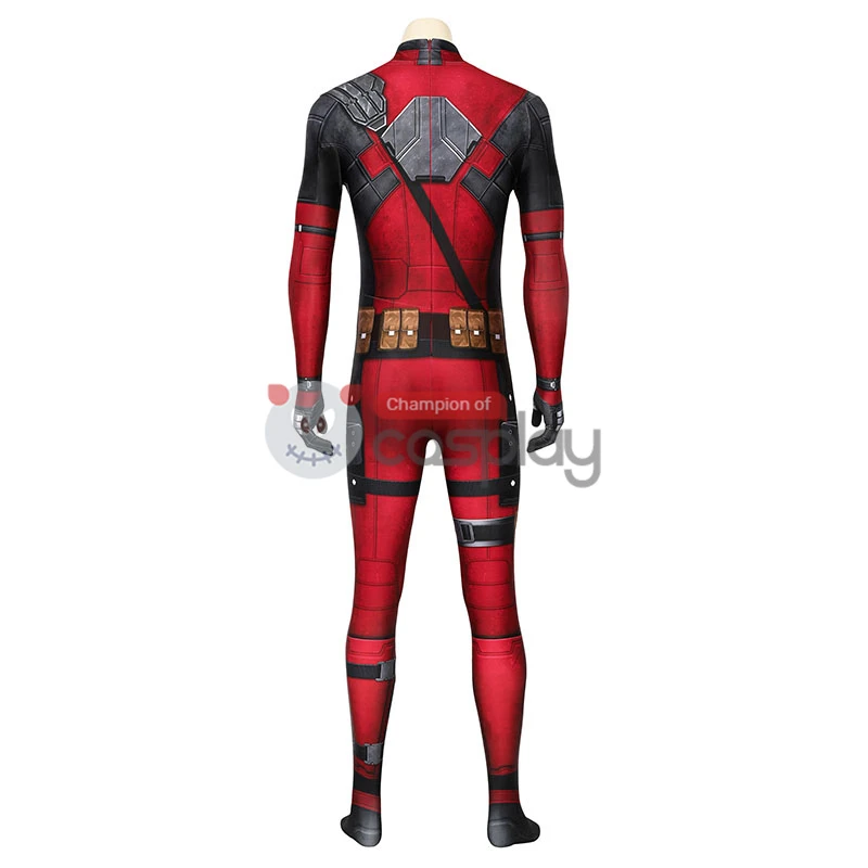 New Deadpool Wade Wilson Jumpsuit Cosplay Costume 3 New Deadpool Wade Wilson Jumpsuit Cosplay Costume - Image 3