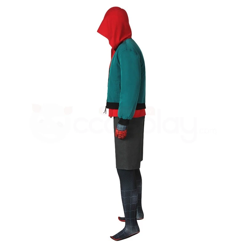 Spider-Man Into The Spider-Verse Cosplay Jumpsuits Miles Morales Suit 2 Spider-Man Into The Spider-Verse Cosplay Jumpsuits Miles Morales Suit - Image 2