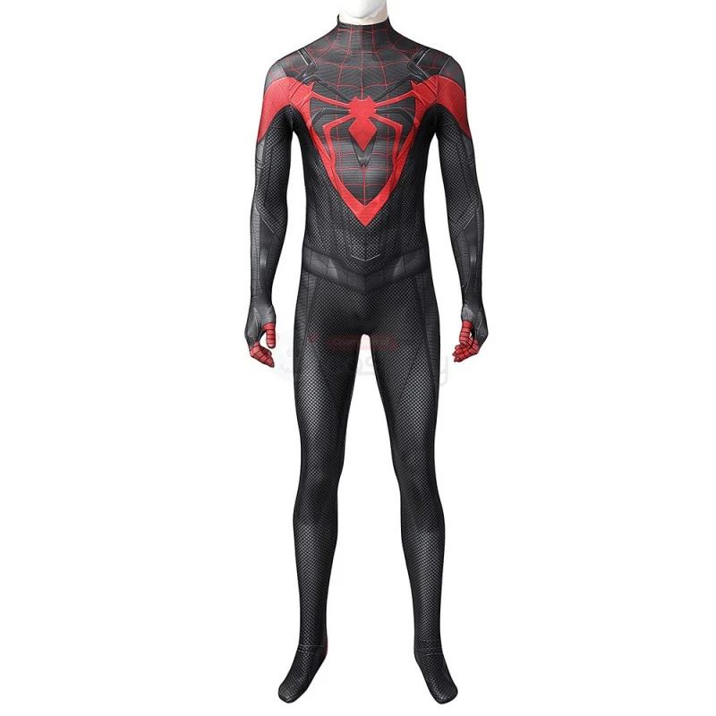 Spider-Man Miles Morales PS5 Cosplay Costume Spiderman Suit 2 Spider-Man Miles Morales PS5 Cosplay Costume Spiderman Suit - Image 2