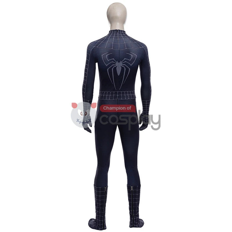 Adult Spider Man 3 Venom Spider-Man Halloween Cosplay Costume 3 Adult Spider Man 3 Venom Spider-Man Halloween Cosplay Costume - Image 3