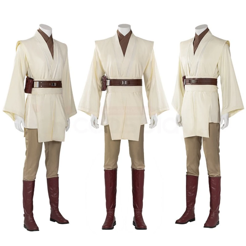 Star Wars Obi Wan Kenobi Jedi Cosplay Costume 3 Star Wars Obi Wan Kenobi Jedi Cosplay Costume - Image 3