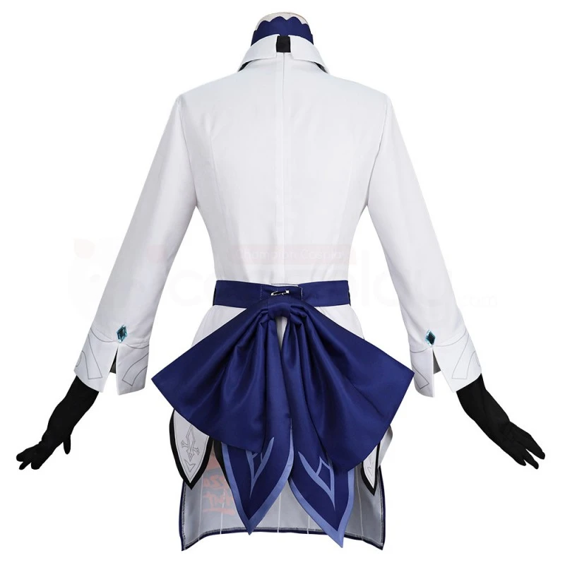 Genshin Impact Eula Pizza Hut Cosplay Costume 2 Genshin Impact Eula Pizza Hut Cosplay Costume - Image 2