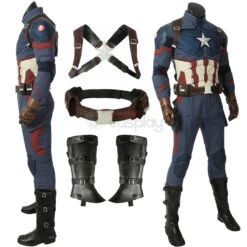 Captain America Costumes Avengers-Endgame Steve Rogers Cosplay Costumes -Cosplay Clothing Store 2 800x800 378