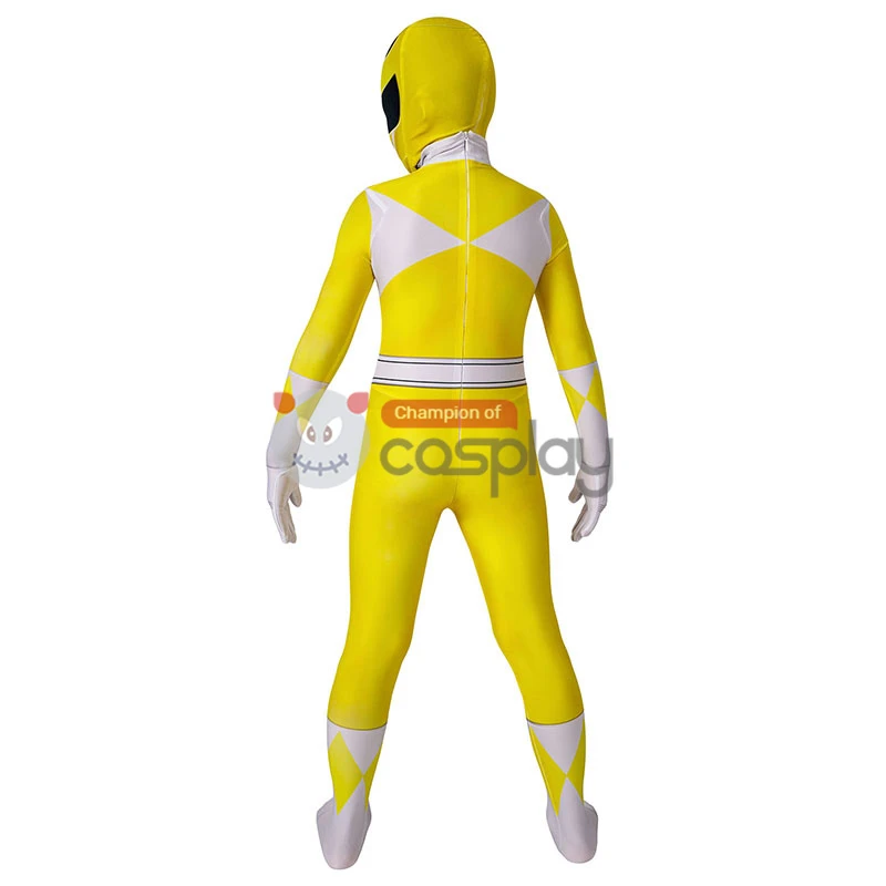 Ready To Ship For Kids Yellow Ranger Cosplay Costume 2 Ready To Ship For Kids Yellow Ranger Cosplay Costume - Image 2