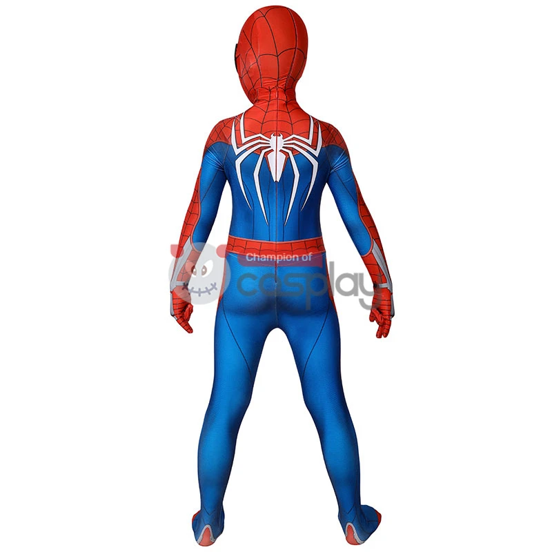 Kids Spiderman Jumpsuit Marvel Spider Man PS4 Cosplay Costume 3 Kids Spiderman Jumpsuit Marvel Spider Man PS4 Cosplay Costume - Image 3