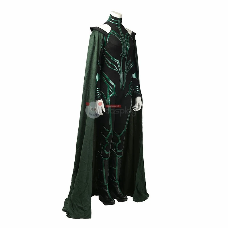 Thor Ragnarok Cosplay Costume Top Level Hela Costume Black Version 3 Thor Ragnarok Cosplay Costume Top Level Hela Costume Black Version - Image 3