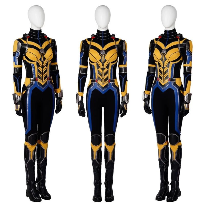 2023 Ant-Man Hope Van Dyne Wasp Cosplay Costumes The Wasp Halloween Suit 2 2023 Ant-Man Hope Van Dyne Wasp Cosplay Costumes The Wasp Halloween Suit - Image 2
