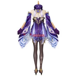 Genshin Impact Cosplay Suit Keqing Costume 26 Genshin Impact Cosplay Suit Keqing Costume -Cosplay Clothing Store 2 800x800 47