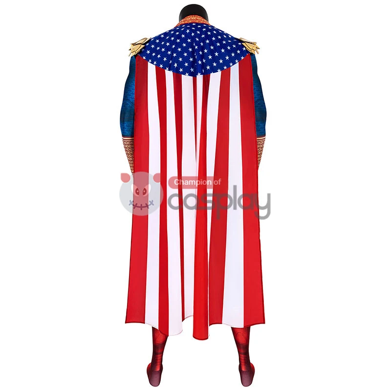 The Boys Cosplay Suit The Homelander Jumpsuit Costume For Adult 3 The Boys Cosplay Suit The Homelander Jumpsuit Costume For Adult - Image 3