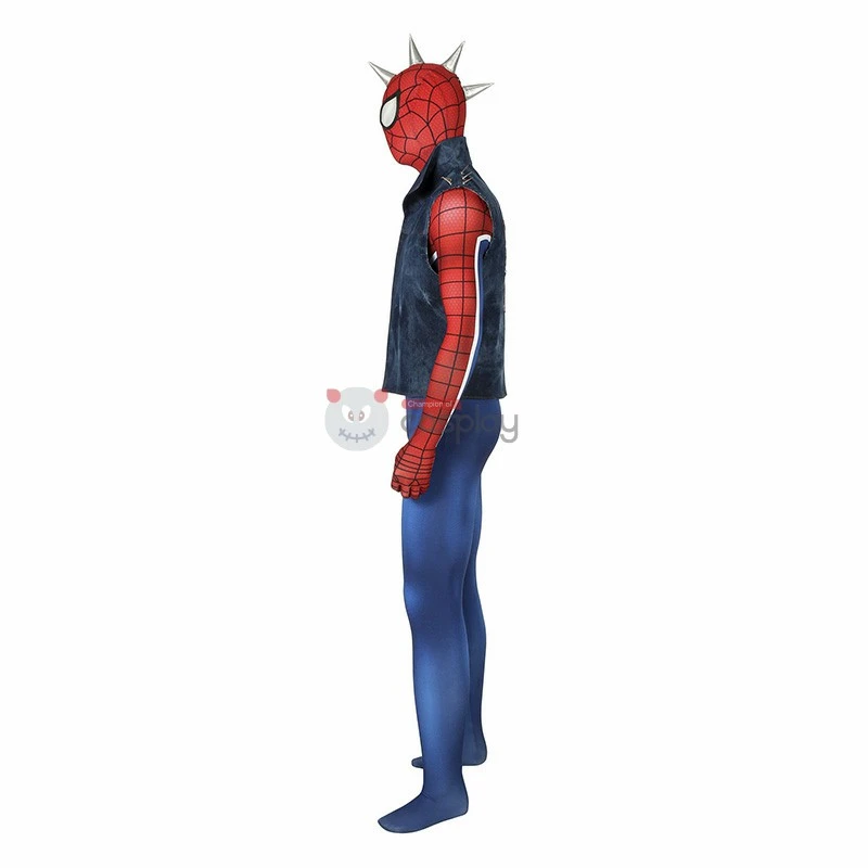 Spider-Punk Costumes Spider-Man PS4 Spider-Punk Cosplay Costumes 3 Spider-Punk Costumes Spider-Man PS4 Spider-Punk Cosplay Costumes - Image 3