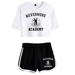Wednesday Addams Crop Top The Addams Family T-shirt Shorts -Cosplay Clothing Store 2 800x800 564