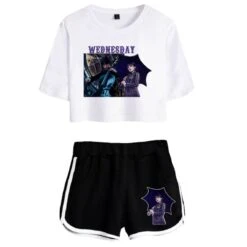 Wednesday Addams T-shirt The Addams Family Womens Shorts -Cosplay Clothing Store 2 800x800 565