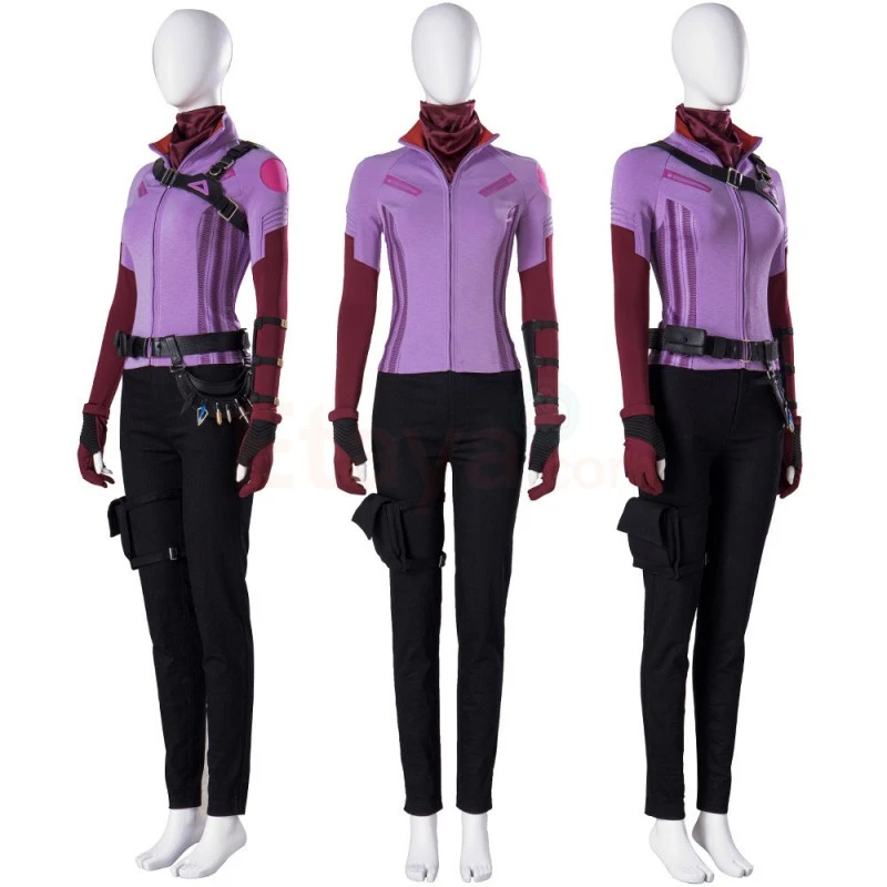 Hawkeye Kate Bishop Cosplay Costume Upgraded Version 3 Hawkeye Kate Bishop Cosplay Costume Upgraded Version - Image 3