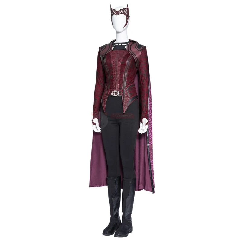Doctor Strange In The Multiverse Of Madness Scarlet Witch Cosplay Costumes 4 Doctor Strange In The Multiverse Of Madness Scarlet Witch Cosplay Costumes - Image 4