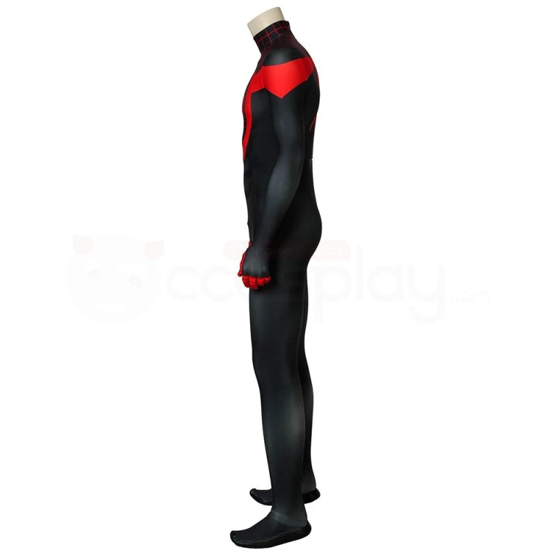 Ultimate Spider-Man Cosplay Costume Miles Morales Jumpsuit 4 Ultimate Spider-Man Cosplay Costume Miles Morales Jumpsuit - Image 4