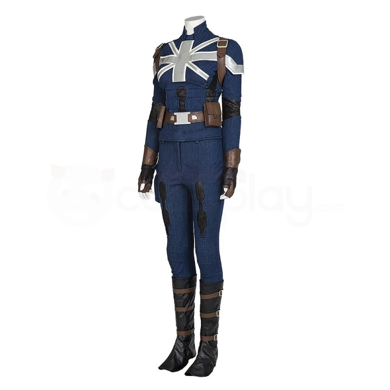 What If Peggy Carter Cosplay Costume Captain Carter Stealth Suit 2 What If Peggy Carter Cosplay Costume Captain Carter Stealth Suit - Image 2