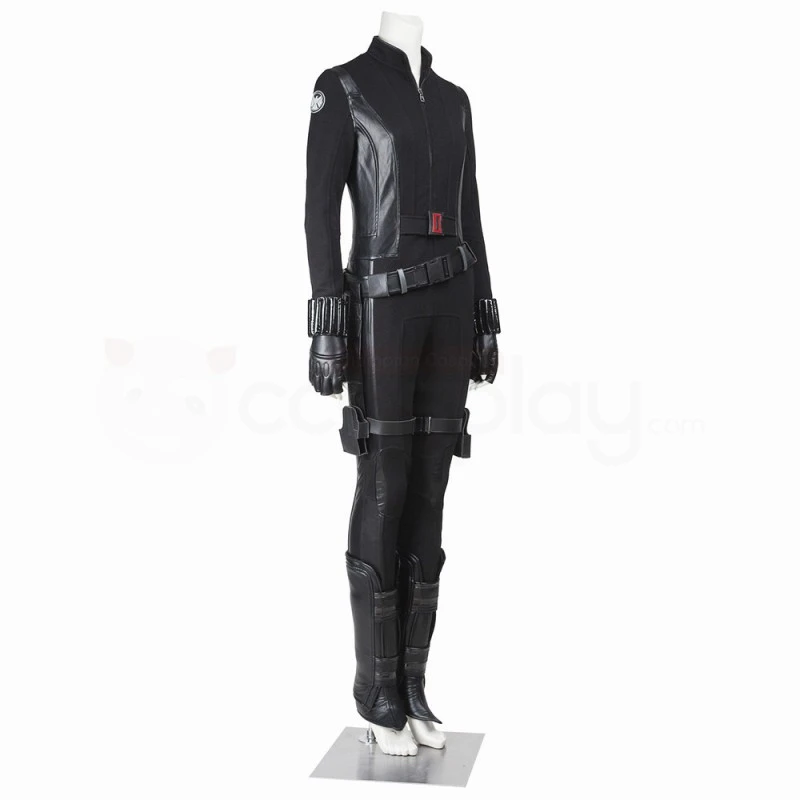 Black Widow Natasha Romanoff Cosplay Costume Captain America 2 The Winter Soldier Suit 3 Black Widow Natasha Romanoff Cosplay Costume Captain America 2 The Winter Soldier Suit - Image 3