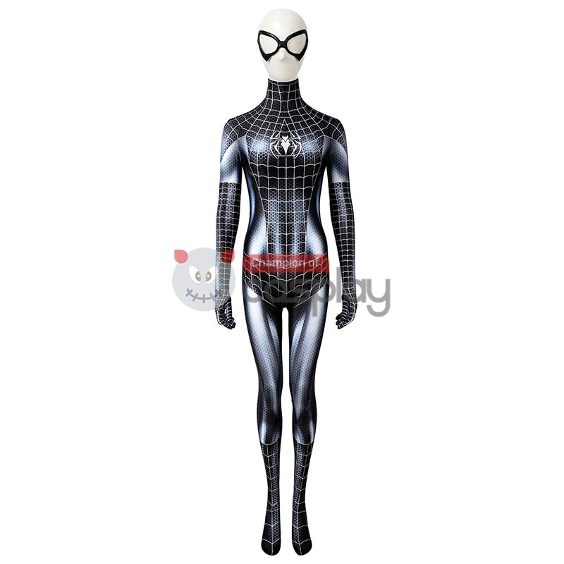 Spiderman Girls Jumpsuit Venom Spider Man Black Cat Woman Cosplay Costume 4 Spiderman Girls Jumpsuit Venom Spider Man Black Cat Woman Cosplay Costume - Image 4