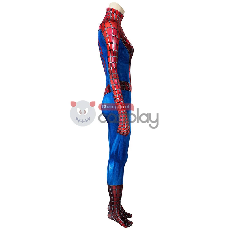 Female Spiderman Tobey Maguire Jumpsuit Spider Man Cosplay Suit 4 Female Spiderman Tobey Maguire Jumpsuit Spider Man Cosplay Suit - Image 4