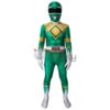 Mighty Morphin Power Rangers Cosplay Costume Green Ranger Jumpsuit For Kids