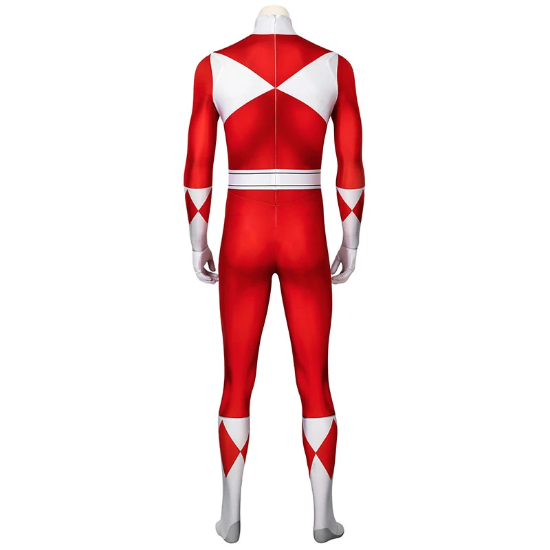 Adult Power Rangers Jumpsuit Mighty Morphin Power Rangers Cosplay Costume 20 Adult Power Rangers Jumpsuit Mighty Morphin Power Rangers Cosplay Costume - Image 20